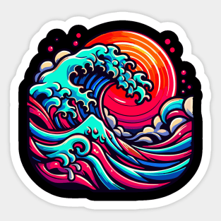 hokusai Sticker